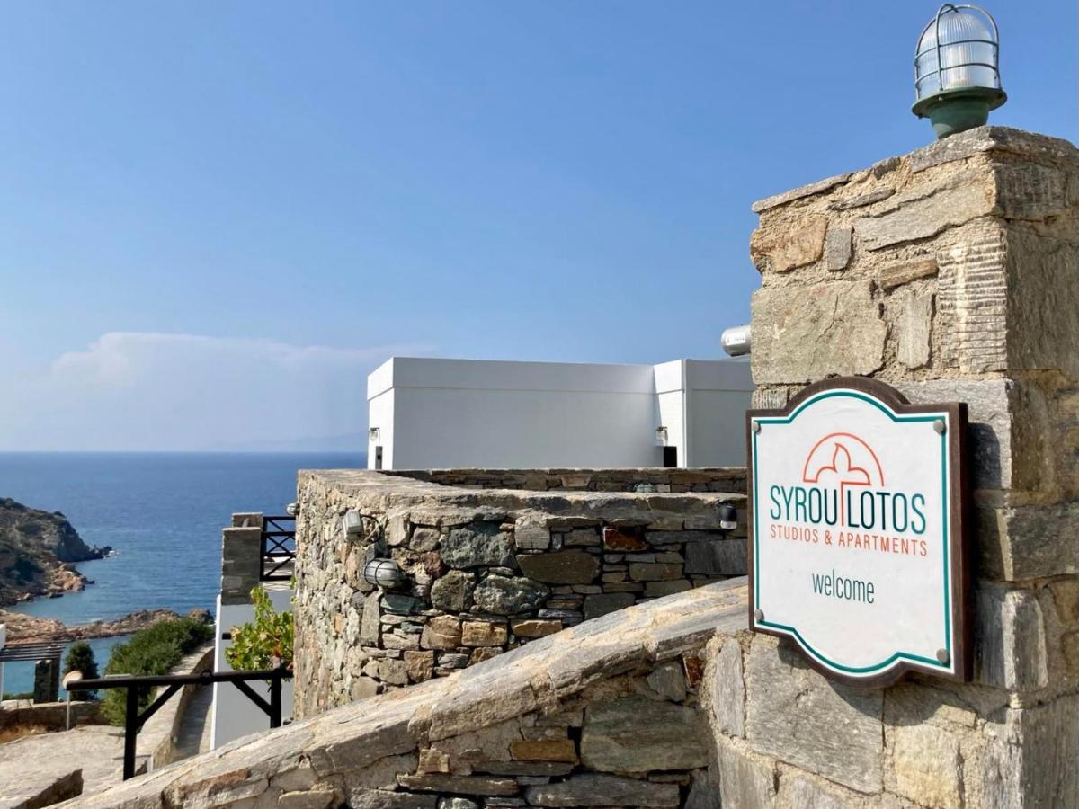 Syrou Lotos Studios & Apartments (Adults Only) Kíni Kültér fotó